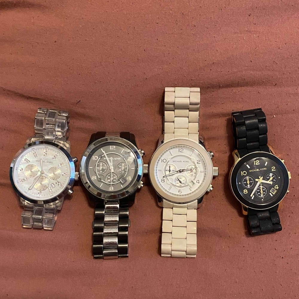 collection of michael kors watches.